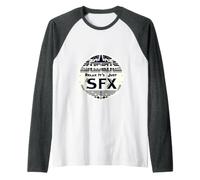 Relax It's Just SFX Makeup Artist Work Movie Film - Maglia con Maniche Raglan