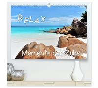 Relax, Momente der Ruhe (hochwertiger Premium Wandkalender 2026 DIN A2 quer), Kunstdruck in Hochglanz: Landschaften für Ruhe und Entspannung