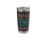Relax Nothing Is Under Control Bradipo Divertente Overthinker Umorismo Bicchiere termico in acciaio inox doppia parete