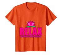 Relax, Nothing Is Under Control |-. Maglietta, Bambini, Arancio, 3 Anni