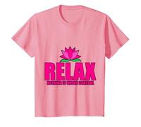 Relax, Nothing Is Under Control |-. Maglietta, Bambini, Rosa, 10 Anni