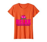 Relax, Nothing Is Under Control |-. Maglietta, Donna, Arancio, 3XL
