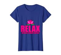 Relax, Nothing Is Under Control |-. Maglietta, Donna, Blu Reale, L