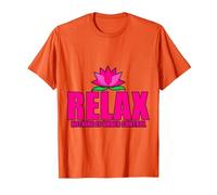 Relax, Nothing Is Under Control |-. Maglietta, Uomo, Arancio, L