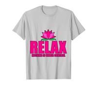 Relax, Nothing Is Under Control |-. Maglietta, Uomo, Argento, L