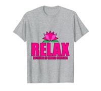 Relax, Nothing Is Under Control |-. Maglietta, Uomo, Grigio Melange, 5XL