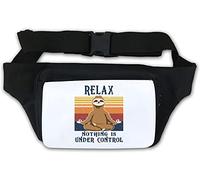 Relax Nothing is Under Control - Marsupio da meditazione con bradipo, colore: bianco