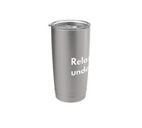 Relax nulla è sotto controllo Bicchiere termico in acciaio inox doppia parete