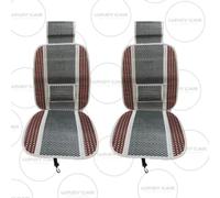 RELAX ROSSO COPPIA SCHIENALI UNIVERSALI FRESCHI AUTO PER VW GOLF POLO PASSAT