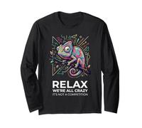 Relax Siamo Tutti pazzi Non è Una Competizione Maglia a Manica