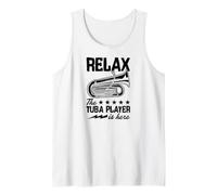 Relax The Tuba Player Is Here Star Graphic Canotta