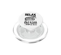Relax The Tuba Player Is Here Star Graphic PopSockets PopGrip per MagSafe