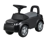 RELAX4LIFE Auto a Spinta per Bambini, Macchina Cavalcabile con Clacson e Suono di Motore sul Volante, Giocattolo per Bambini con Vano Sotto-Sedile per Ragazzi e Ragazze 12-36 Mesi (NERO)