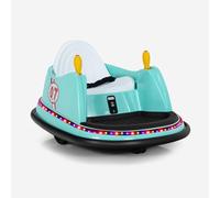 RELAX4LIFE Autoscontri Elettrici per Bambini 6V, a Batteria con Telecomando, Luci, Clacson e Musica,Carico 20 kg, 2-5 Anni, 2km/h,75x57x42cm (VERDE)