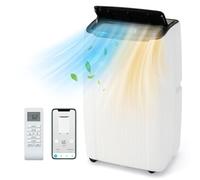 RELAX4LIFE Condizionatore d'Aria Portatile 4-in-1 14000BTU, con Riscaldatore, Ventilatore e Deumidificatore, Timer 24H & Controllo Remoto, Kit di Installazione Incluso