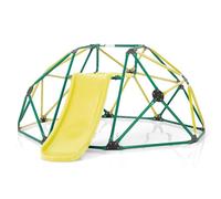 RELAX4LIFE Cuccia da Arrampicata con Scivolo per Bambini, Struttura per Arrampicata da Giardino, Portata Fino a 180 kg, Scala da Arrampicata per Bambini 3-10 Anni (Verde)