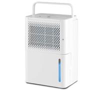 RELAX4LIFE Deumidificatore Casa 12L/Giorno, Adatto Spazi Fino a 15㎡, Modalità Asciugatura, Indicatore di Umidità e Timer 24H, Deumidificatore Portatile per Bagno, Camera da Letto, Cantina, Lavanderia