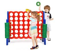 RELAX4LIFE Forza 4 Gioco Gigante per Bambini e Adulti, per Esterno e Interno, (120x42x104cm, Classico-A)