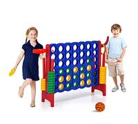 RELAX4LIFE Forza 4 Gioco Gigante per Bambini e Adulti, per Esterno e Interno, (120x42x104cm, Classico-B)