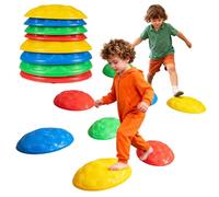 RELAX4LIFE Pietre di Equilibrio per Bambini, 8/9 Pezzi, Percorso di Motricità, Pietre di Equilibrio Impilabili Antiscivolo, Giochi Sensoriali Interni ed Esterni per Bambini 3+ Anni (Tartaruga)