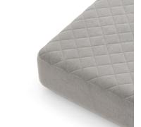 RELAX4LIFE Proteggi-Materasso Twin/Queen/King, Coprimaterasso Morbido in Poliestere Cristallo con Protezione Completa a 360°, Tasche Profonde, Fondo Antiscivolo, Topper Imbottito in Spugna (200x180cm)