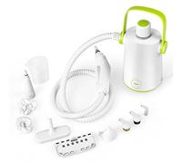 RELAX4LIFE Pulitore a Vapore Portatile 1000W, Pulitore Multiuso con 10 Accessori, Serbatoio dell'Acqua 300 ml, per Pavimena, Moquette, Tende, Seggiolini Auto, Cucina, Bagni (300 ml, Verde)