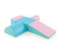 RELAX4LIFE Set da Gioco con Blocchi in Schiuma per Arrampicarsi e Gattonare, Giocattoli Educativi per Bimbi con Colori Vivaci e Forme Diverse, per Soggiorno, Cameretta e Asilo Nido (Colorato-5)