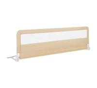 RELAX4LIFE Sponda Letto per Bambini 180cm/150cm, Barriera di Sicurezza, Traspirante e Pieghevole, Sbarra Letto per Letti Singoli e Matrimoniali (180 x 41 x 55 cm,Beige)