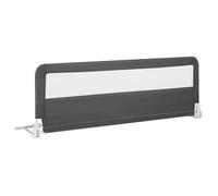 RELAX4LIFE Sponda Letto per Bambini 180cm/150cm, Barriera di Sicurezza, Traspirante e Pieghevole, Sbarra Letto per Letti Singoli e Matrimoniali (Grigio, 150 x 41 x 55 cm)