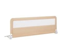 RELAX4LIFE Sponda Letto per Bambini 180cm/150cm, Barriera di Sicurezza, Traspirante e Pieghevole, Sbarra Letto per Letti Singoli e Matrimoniali (Beige, 150 x 41 x 55 cm)