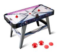 RELAX4LIFE Tavolo da Gioco Air Hockey per Bambini e Adulti,con Luci LED, Include 2 Spintori, 3 Dischi, Potente Motore 12V e Segnapunti LED per Sala Giochi, Casa, Ufficio