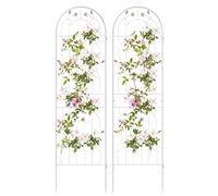 RELAX4LIFE Traliccio per Rampicanti da 2/4 Pezzi, Pannelli di Recinzione Decorativi da Giardino, Grigliato per Piante Rampicanti (180 x 50 cm,Verde | 2Pcs)
