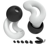 RelaxCharm Ear Plugs for Sleeping Noise Cancelling NRR49dB - Ultra Soft, Reusable Silicone Ear Plugs for Sleep Snoring Blocking, Side Sleepers XS/L