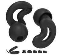 RelaxCharm Ear Plugs for Sleeping Noise Cancelling NRR49dB - Ultra Soft, Reusable Silicone Ear Plugs for Sleep Snoring Blocking, Side Sleepers S/L