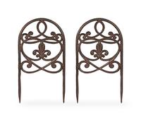 Relaxdays 10 bordure design antico per giardino