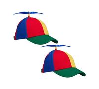Relaxdays 10 cappelli colorati con elica