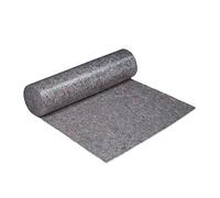 Relaxdays 10 Rotoli di Vlies, 1 m x 50 m = 50 m², rutschfest, Impermeabile, 200 g/m², Pittura, traslochi, Grigio