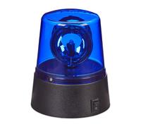 Relaxdays 10 Sirene LED blu lampeggiante per feste