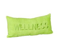 Relaxdays 10020432_560 Cuscino con 2 Ventose, Poliammide, Verde, 15x37x10 cm