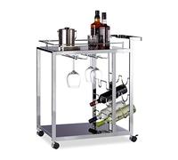 (TG. 70 x 40 x 75 cm) Relaxdays 10020779 Carrello Portavivande da Cucina Baron,