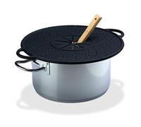 Relaxdays 10022780_46 Coperchio Silicone Anti Trabocco Paraschizzi & Sottopentol