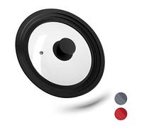 relaxdays 10027987_46 Coperchio Universale, con Bordo in Silicone & Foro per Il