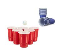 Relaxdays 100x Bicchieri da beer pong