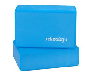 Relaxdays 10x Blocchi blu per yoga