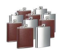 Relaxdays 10x fiaschetta da 200 ml