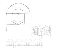 Relaxdays 10x pareti verdi recinzione da giardino