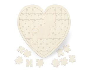 Relaxdays 10x Puzzle a forma di cuore