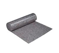 Relaxdays 10x Telo da Imbianchino, Telone Copri Pavimento, 1x50 m = 50m², Antiscivolo, Assorbente, 270g/m², Trasloco, Grigio