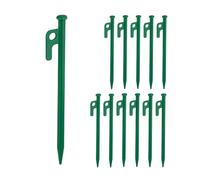 Relaxdays 12 picchetti da tenda da 20 cm verdi