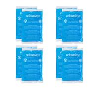 Relaxdays 16 cuscinetti gel rettangolari blu